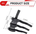 WZP Roll Bar Fire Extinguisher Mount Holder, Adjustable Fire Extinguisher Holder, Jeep Accessories Compatible with Jeep Wrangler 1965-2026 JL JK JKU TJ CJ (Black) - Image 2