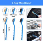 NIKCOSMK 62'' Car Wash Brush Kit - Mitt, Mop, Sponge & Long Handle, Scratch-Free Chenille Replacement Head, Wheel Tire Brush, Car Detailing Kit for Cars, RV, Truck - Image 6