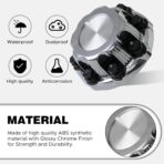 (Set of 4) Chrome Wheel Center Caps 8 Lugs Compatible with Select 16 Inch Van & Truck - Replacement 15039489, 15039488, 9597169, 9597170 - Image 4