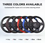 West Llama Customized Auto Car Steering Wheel Cover for Toyota (Black) - Image 6