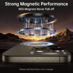 SYNCWIRE Fits MagSafe Car Mount, Magnetic Phone Holder for Car Dashboard, [Flexible Three-axis] 360° Rotation Magnetic Car Mount Strong Magnets Car Phone Holder for iPhone 17 16 15 14 Pro Max - Image 6