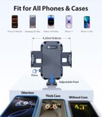 VICSEED 2026 Ultimate Sturdy Car Phone Holder [Upgraded 95+LBS Strongest Suction] Universal Long Arm Cellphone Mount for Car Dashboard Windshield Vent Truck Boat for iPhone 17 16 Pro Max & Android - Image 7