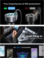 LISEN 90W for iPhone 17e 16 15 Pro Max Car Charger USB C Fast Charge,Super Fast for iPhone 15 16 17 Pro Car Charger USB C Adapter for iPhone 17 16 15 Air ProMax Plus,Samsung Galaxy S26 Ultra, Android - Image 5