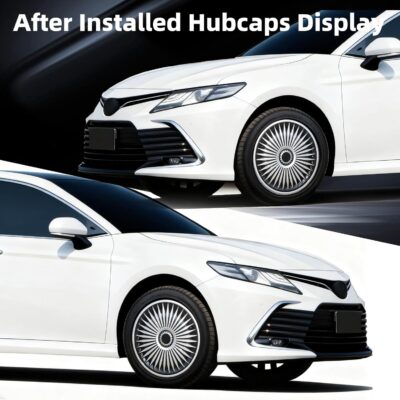 Hubcaps 15 Inch Exact Fit for R15 Iron Wheels Universal ABS Plastic Wheel Covers Set of 4 Snap On Rim Caps for Most Cars Trucks SUV Sedans 4Pcs 15" Hubcaps Wheel Rim Cover Direct Replacement - Image 7