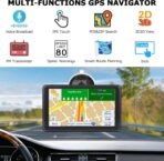 GPS Navigator for Truck Car, 7'' GPS Commercial Drivers 2026 Trucker GPS for Semi Truck (Latest 2026 Maps Free Lifetime Updates) with GPS Navigation Systems, Voice Assist, Speed Limit Warnings - Image 3