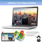 GPS Navigator for Car Truck RV, Latest 2026 Map, 9 inch Touch Screen Real Voice Spoken Turn-by-Turn Direction Reminding Navigation System for Cars, Vehicle GPS with Speed and Red Light Warning - Image 5