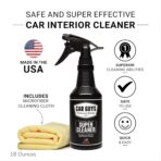 CAR GUYS Super Cleaner | Effective Car Interior Cleaner | Leather Car Seat Cleaner | Stain Remover for Carpet, Upholstery, Fabric, and Much More! | 18 Oz Kit with Microfiber Towel - Image 3