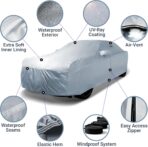 iCarCover 18-Layer Car Cover Waterproof All Weather, Premium Quality Car Covers for Automobiles, UV Protection, GR Supra, LXS SC, Cayman, 718, 911, 350Z, Fits 164-173 Inches - Image 3