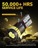 AUXITO 194 LED Light Bulb 6000K White 168 2825 W5W T10 Wedge 24-SMD 3014 Chipsets LED Replacement Light Kit Error Free for Car Interior Dome Map Door License Marker Lights, Pack of 10 - Image 8