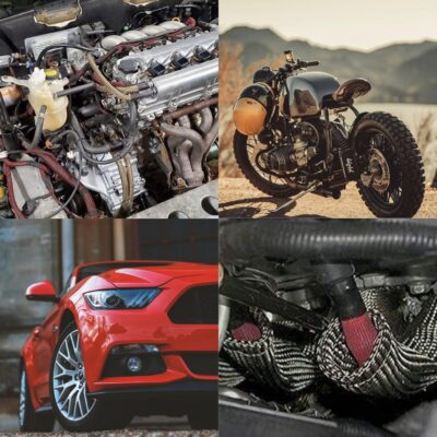 Heat Shield Sleeve Fuel Line Heat Shield Auto Hose Spark Plug Wire Cover Protectors Boots Roll 2500 Degree for Car&Auto Wire Loom Brake Cable (1" IDX10', Titanium) - Image 6