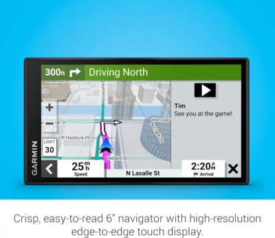 Garmin DriveSmart 66, 6-inch Car GPS Navigator with Bright, Crisp High-Resolution Maps and Garmin Voice Assist - Image 3