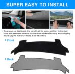 Autorder Dashboard Cover Mat for 2023-2025 2026 Toyota Prius Accessories Dash Cover Upgrade Velvet Dash Mat Sunshade Glare UV Rays Protector - Image 5