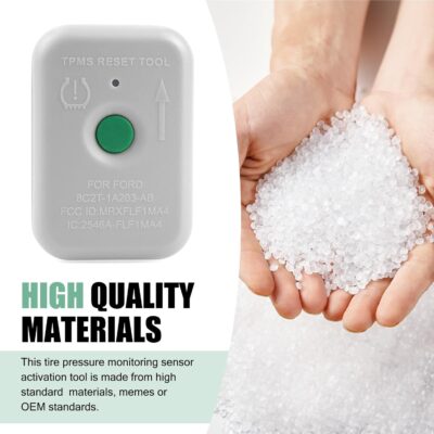 Car TPMS Programming Tool, Portable Compact Tire Pressure Monitor Sensor, TPMS Reset Tool 8C2T-1A203-AB, Compatible with Ford Lincoln Mercury Mazda Series Vehicles 2005-2024 (White) - Image 3