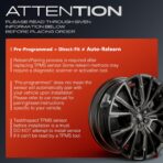 A-Premium 4PCS Pre-Programmed TPMS Sensor Tire Pressure Monitoring Sensor - Compatible with Subaru Forester, Impreza, Legacy, Outback, Tribeca, WRX, WRX STI, XV Crosstrek - 315MHz - Relearn Required - Image 2