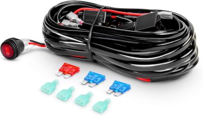 Nilight - ZH010 2PCS 4 Inch 18W Flood LED Fog Lights Off Road Driving Lights With Wiring Harness, 2 Years Warranty - Image 5