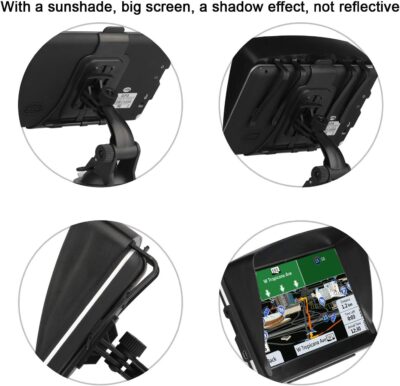 GPS Navigation for Car, Latest 2026 Map 7 inch Touch Screen Car GPS, Voice Turn Direction Guidance, Support Speed and Red Light Warning, Pre-Installed North America Lifetime map Free Update - Image 3