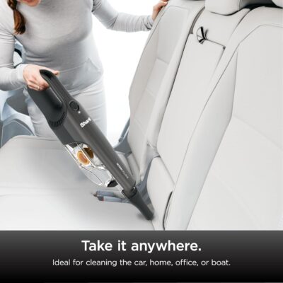 Shark UltraCyclone Pet Pro Plus Cordless Hand Vacuum, Powerful Suction, Handheld Vacuum for Car & Home, Pet Power Brush, Crevice Tool, Scrubbing Brush, XL Dust Cup, Black, CH951 - Image 3