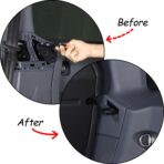 Car Seat Backrest Adjustment Bracket Auto Modified Accessories Compatible with Ineos Grenadier 2020-2024 2025 Carbon Steel Car Rear Seat Backrest Angle Adjustment Bracket Replacement Part - Image 4