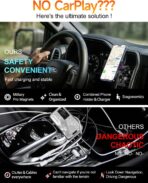 2026 Upgrade TEC & Fan Dual Cooling Magnetic Wireless Car Charger, For Magsafe Car Charger Mount, RGB, Air Vent 15W Fast Wireless Charging Car Phone Holder for iPhone 17/16/15/14/13/12, Samsung ＆Pixel - Image 8