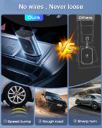 AuroraLink JC015 Wireless CarPlay & Android Auto Adapter - 2-in-1 Plug and Play Mini Dongle, Stable & No Delay Wireless USB Adapter for iPhone/Android Cars, with Dual-Band WiFi & Bluetooth 5.2 - Image 5