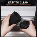 Car Trash Can with Lid - 2-Pack, Interior Accessories for Vehicles, Leakproof Garbage Can with 30 Detachable Trash Bags, Multipurpose Organizers and Storage Solutions for Home and Office - Image 5