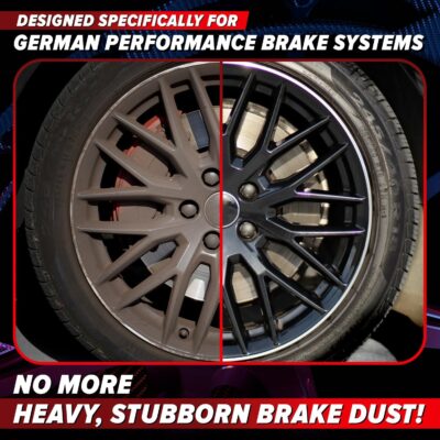 Carfidant Rim Reactor Wheel Cleaner Spray – No Scrub Formula with Purple Iron Remover Reaction – Removes Brake Dust & Grime – Safe for All Wheels (Aluminum, Chrome, Black) – pH Neutral – 16oz - Image 6