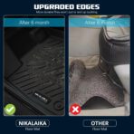 Floor Mats for Honda Pilot 2023 2024 2025 2026 All Weather Protection TPE Rubber Floor Liners for 2023-2026 Honda Pilot Accessories, Odorless Anti-Slip, 1st, 2nd & 3rd Row, Black - Image 6