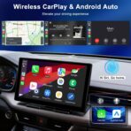 9" Upgraded Wireless Carplay Screen For Car, Built-in Apps Net-flix Youtube Tiktok, Portable AI Magic Box For Apple Car Play & Android Auto Screen With HD Backup Camera, Voice Assistant , OTA Updates - Image 7