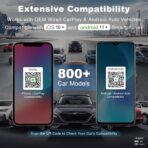 2026 Wireless Carplay Adapter, Universal for Apple iPhone & Android, Plug & Play, Portable Design with USB-A/Type-C Port - Image 8