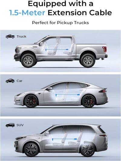 AINOPE 108W Multiple Ports Car Charger, Road Trip Essentials for Kids, Travel Essentials for Long Trips, 6-Port USB C Cigarette Lighter Adapter Fast Charging for iPhone 17 16 15 for iPad [+5FT Cable] - Image 8
