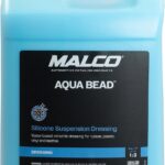 Malco Aqua Bead Water Based Dressing - Non-Greasy Interior and Exterior Dressing/Shines Car Tires, Rubber, Plastic and Trim/Concentrated Formula, Dilutable for Variable Gloss / 1 Gallon (129601)
