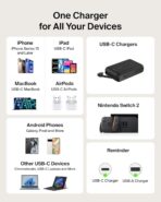 Belkin USB C Car Charger 75W w/ 30in Retractable USB C Cable - iPhone Charger, Compatible with iPhone 17 & 16 Series, Galaxy S25 Series, AirPods, Tablet, MacBook, Chromebook, etc. - Travel Essentials - Image 7