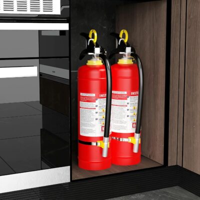 Ougist ABC Dry Powder Fire Extinguisher, 5 lb – 2-A:10-B：C Rated for Home, Office & Vehicle, Quick Release, Easy-Grip Handle, Ideal for Electrical & Grease Fires, Car Extinguisher, Model FF2KG - Image 6