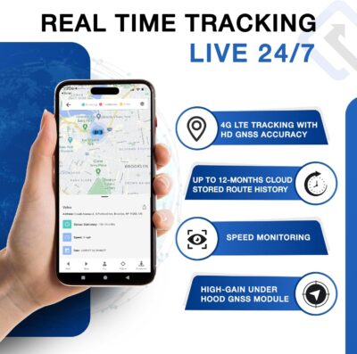 REWIRE SECURITY DB2-4G GPS Tracker for Vehicles – Real-Time Vehicle Tracking Device for Car, Van, Motorhome | Easy Battery Install | Live App Tracking | 4G Fleet Tracking | Low Cost Subscription Plan - Image 3