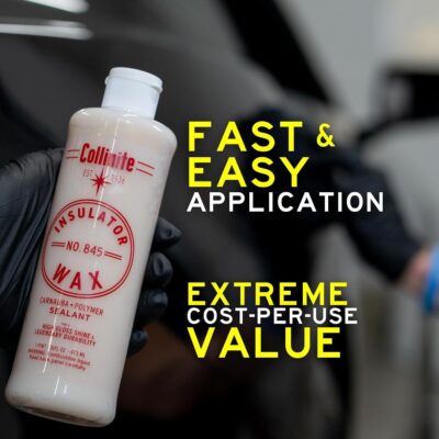 Collinite 845 Insulator Wax-Easy to Use Carnauba+Polymer Wax Sealant-High Gloss Shine+Durable Hydrophobic Beading & Long Lasting Paint Protection for Cars/Boats/Trucks/RVs & Motorcycles (16 fl oz) - Image 6