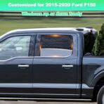 2015-2020 f150 Window Shades - Rear Side Window Sun Shade for Baby, Breathable Mesh Car Privacy Window Covers, UV Protection and Heat Insulation for Road Trips, Napping, Camping (2 PCS) - Image 3