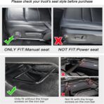 JKCOVER Front Under Seat Tray and Armrest Hidden Box Storage Organizer Compatible with Jeep Wrangler JL/JLU 2018-2022 2023 2024 2025 and Jeep Gladiator JT Truck 2020-2025 Accessories （Patented Design） - Image 2