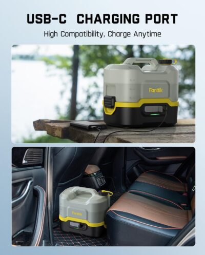 Fanttik NB8 Nano Portable Cordless Electric Sprayer w/2.1Gal Tank, Retractable Spray Head, 2600mAh Lithium Battery, IPX5, 72-98PSI, Portable Pressure Washer for Garden, Camping Shower and Pet Cleaning - Image 9