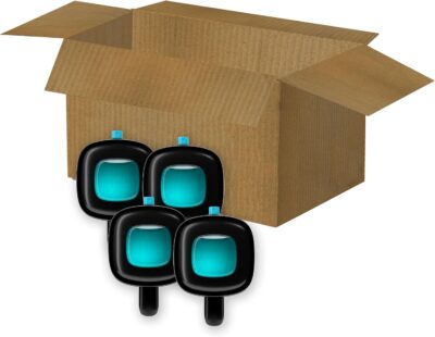 Febreze Car Air Freshener, Odor-Fighting Automotive Vent Clip, Scented Car Accessories, Long Lasting for Strong Odors, Unstopables Fresh Scent, .07 fl oz, 4 Count - Image 10