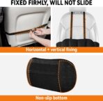 Lumbar Support Pillow for Car,Back Support for Car Seat Cushion,Adjustable Straps Securely Fixed Car Lumbar Support Pillow for Office Chair (Black) - Image 4