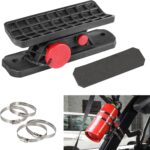 Quick Release Roll Bar Fire Extinguisher Mount Holder Extinguisher Mounting Bracket Compatible with for Ford Bronco Jeep Wrangler Gladiator UTV Polaris RZR Ranger ATV