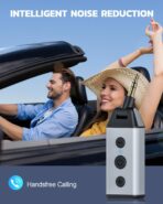 1Mii Bluetooth 5.4 Receiver for Car, 3.5mm Jack AUX Bluetooth Car Adapter, Wireless Audio Receiver for Home Stereo with Volume Control, Hands-Free Clear Call, 16H Battery Life (RX Only) - Image 4