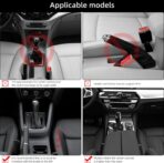 Rupse Car armrest Storage Box,Car Center Console armrest Box with Cup Holder,Forearm Wrist Support Adjustable Armrest for Most Car Models - Image 2