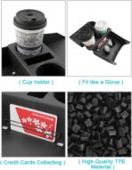 CDEFG 2Pcs Lower Center Console Tray Floor Console Organizer with Cup Holder Compatible with 2025 2026 Hyundai Tucson Limited Accessories Middle Console Storage Box - Image 6