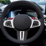 JDDRY Car Steering Wheel Cover,Silicone Steering Wheel Protector,Universal Fit Steering Wheel Cover, Steering Wheel Protective Cover(Black,1PC)