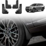 Muslogy for 2021-2025 2026 Grand Cherokee L 3Row Seat Mud Flaps Fender Mud Guard Front & Rear 4PCS Set No Drilling Required Compatible with Jeep Grand Cherokee L 2026 2025-2021 GCL Accessories
