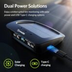 Tymate TM3 RV Tire Pressure Monitoring System, Tire Pressure Monitor with Solar Charge, TPMS with 4 Sensors(Max to 10) & 6 Alarm Modes, 2024 Updated w/Color LCD Display, 0-87PSI for RV/Trailer/Truck - Image 5