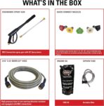 Simpson 61014 3500 PSI at 2.5 GPM Honda GX200 with AAA AX300 Axial Cam Pump Cold Water Professional Gas Pressure Washer PS61002-S - Image 4