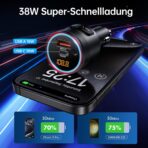 Syncwire Bluetooth 5.4 FM Transmitter for Car, 38W PD&QC3.0 Dual USB Charging Bluetooth Car Adapter Microphone & Bass Sound MP3 Music Player FM Kit with Hands-Free Calling - Image 4