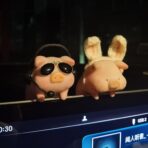 YGMONER LULU the Car Monitor Pig Decor - Cute Lucky Piggy Dashboard Companion for Car & Desktop Decorations (Pilot Piggy)